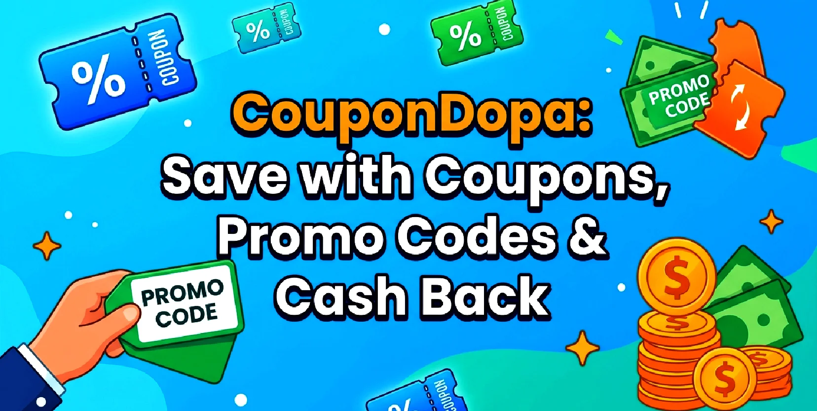 CouponDopa: Save with Coupons, Promo Codes & Cash Back